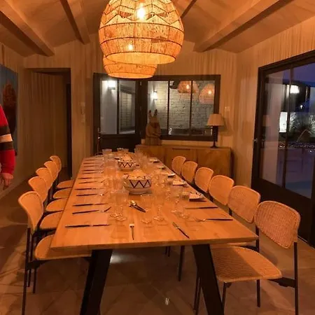 Villa Standing 7 14pers - Piscine Jardin Paysager - Centre Village - Ile De Re - Bois Le Bois-Plage-en-Re